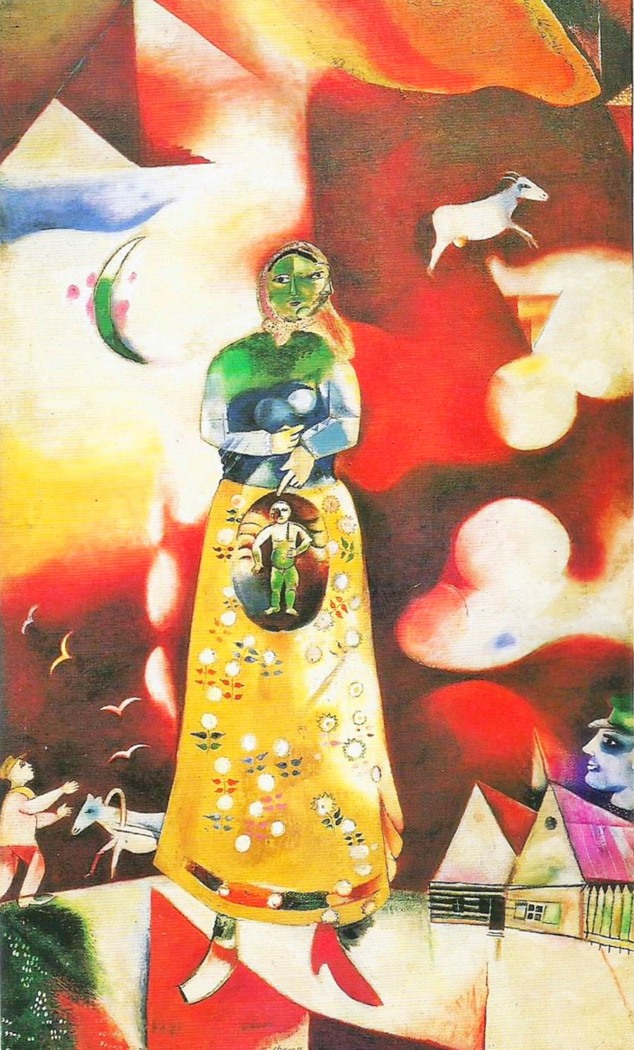 Donna incinta Chagall